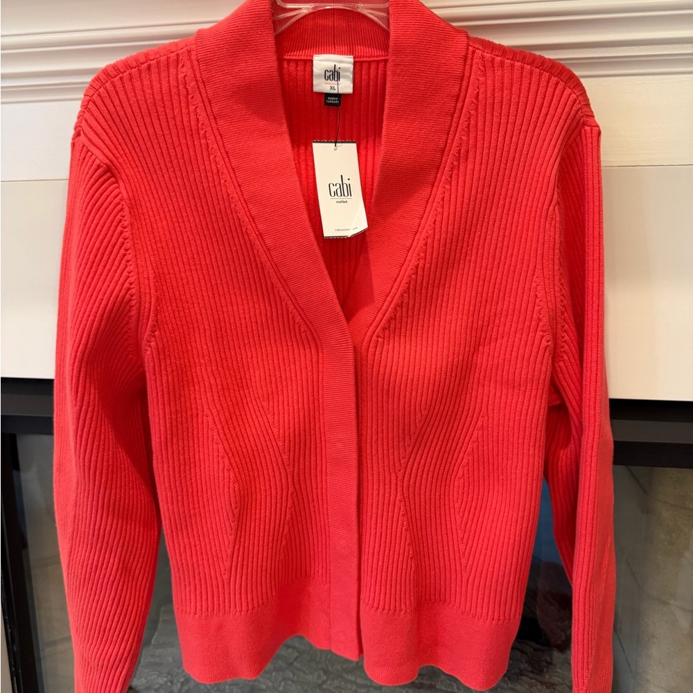 CAbi Madame Cardigan NWT Cinema Pink!